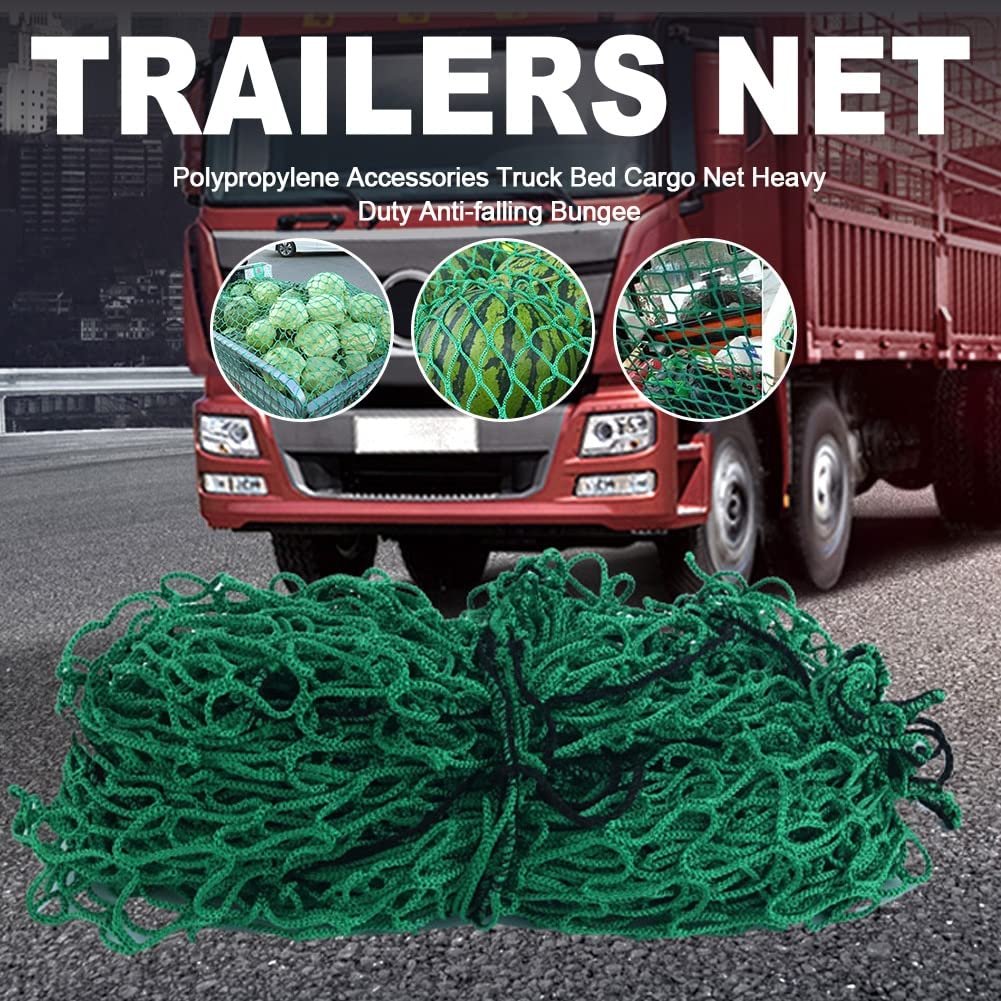 GepäCknetz Auto Kofferraum LKW-Bett Polypropylen Frachtnetz Sicherheitsschutzanhänger Bungee Strecke Mesh Cover Heavy Duty Gepäck Anti-Falling Kofferraumnetz GepäCknetz (Size : 1.5x2.7m)