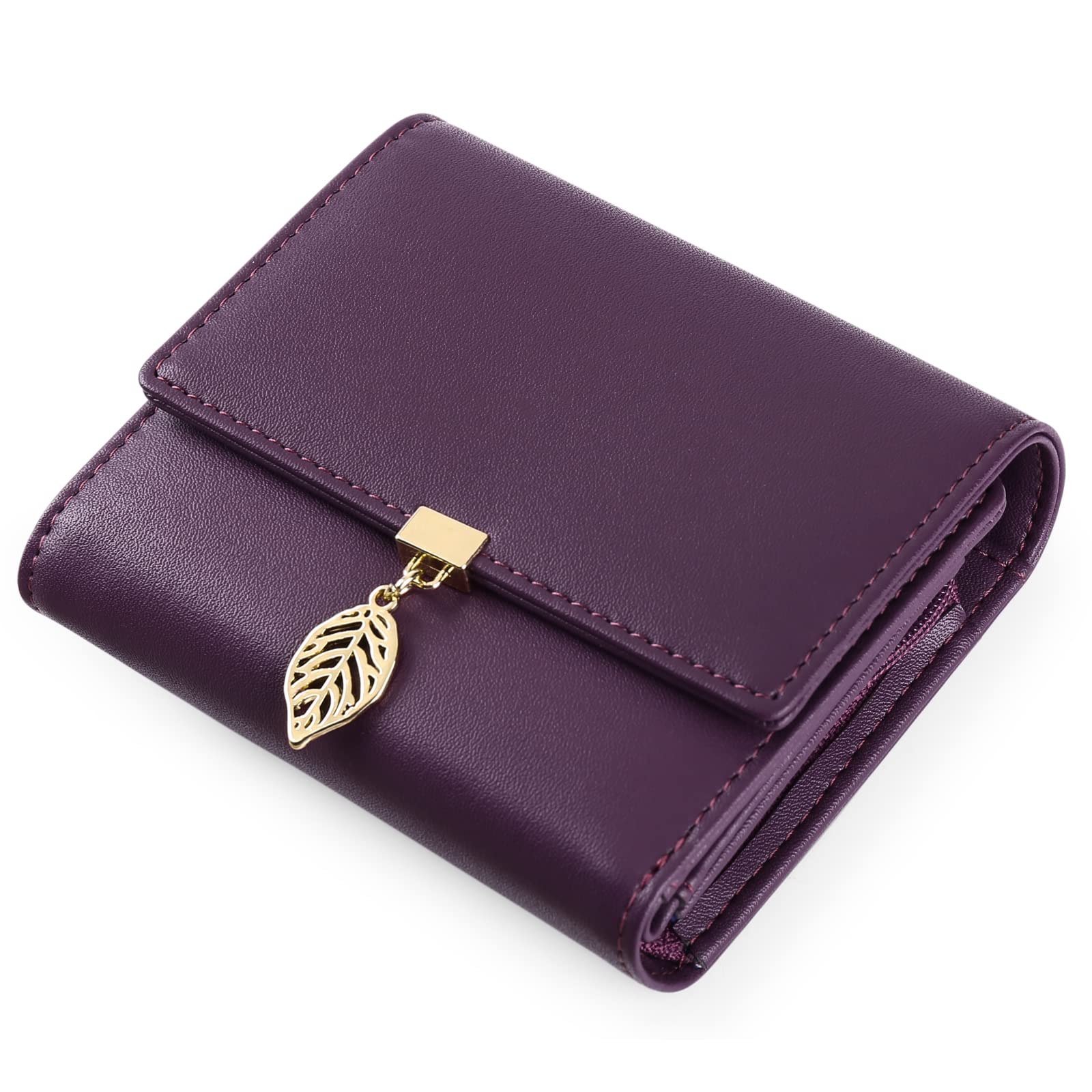 GOIACIIWomen's Purse Made of Smooth and Soft Faux Leather, Small and Short Format Purse Women's Tassel with RFID Protection and Many Compartments
