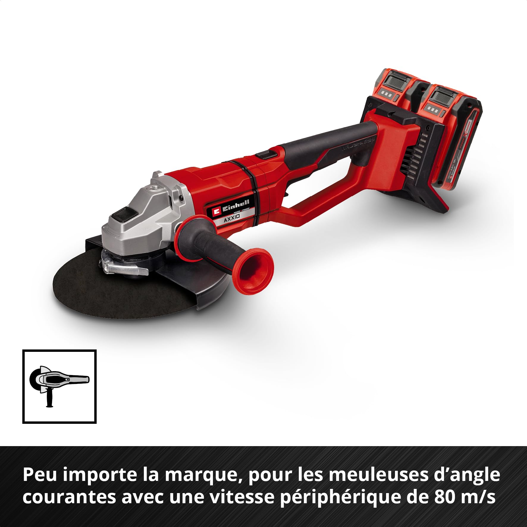 Original Einhell Disques à tronçonner pour le métal, 10 pièces, Ø 230 mm (tronçonnage rapide, traitement du métal, coupe légère, certifiés MPA, indépendants de la marque)