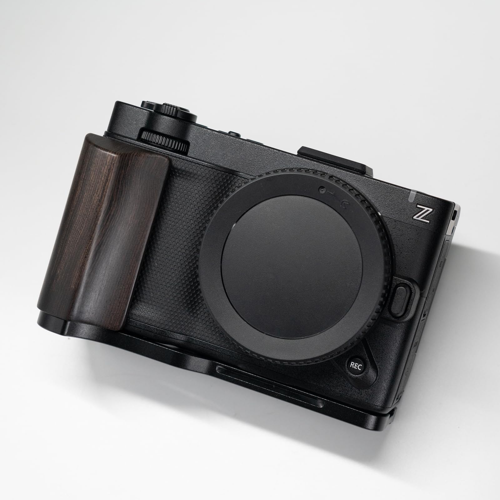 Amazon | Iborrys 高級レトロ実木 カメラグリップ 、対応 Nikon ニコン