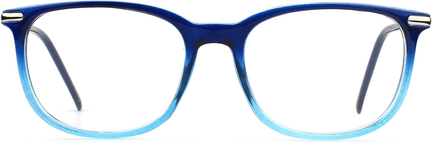 GQUEEN Fashion Fake Non-prescription Glasses Clear Lens Nerd Plain Frame