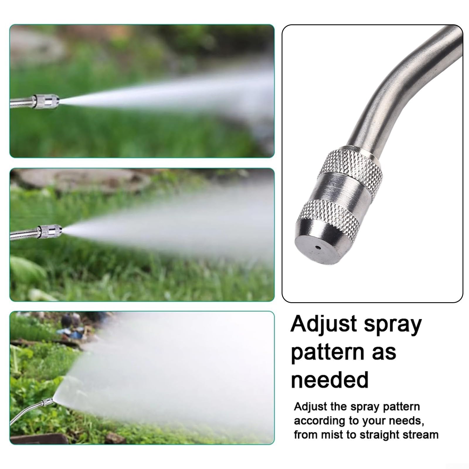 Spruzzatore a bacchetta in acciaio , ricambio per giardino e , in ottone, 73 x 10 x 3,8 cm (2 set)