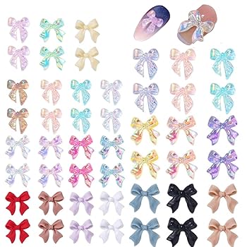 Amazon | LAMEILA ネイルパーツ リボン,キティ ネイルパーツ, 30