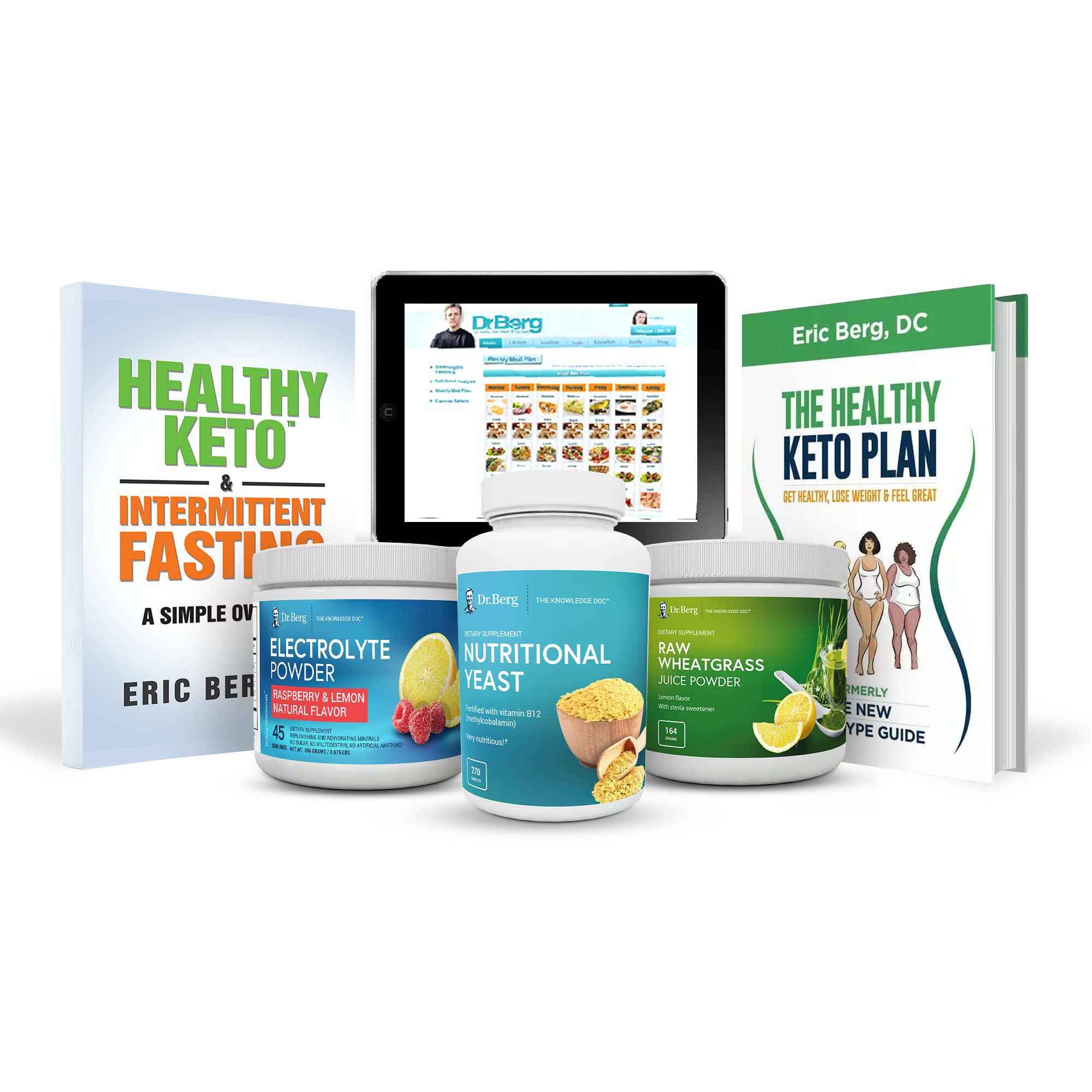 Dr. Berg’s Complete Keto Kit Healthy Ketogenic Diet Package Including Nutritional Supplements