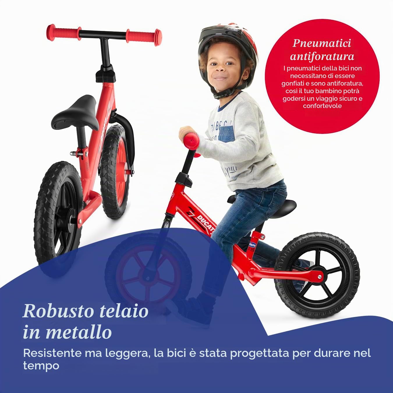 Chicco Ducati Monster Balance Bike, Children's Bicycle Without
