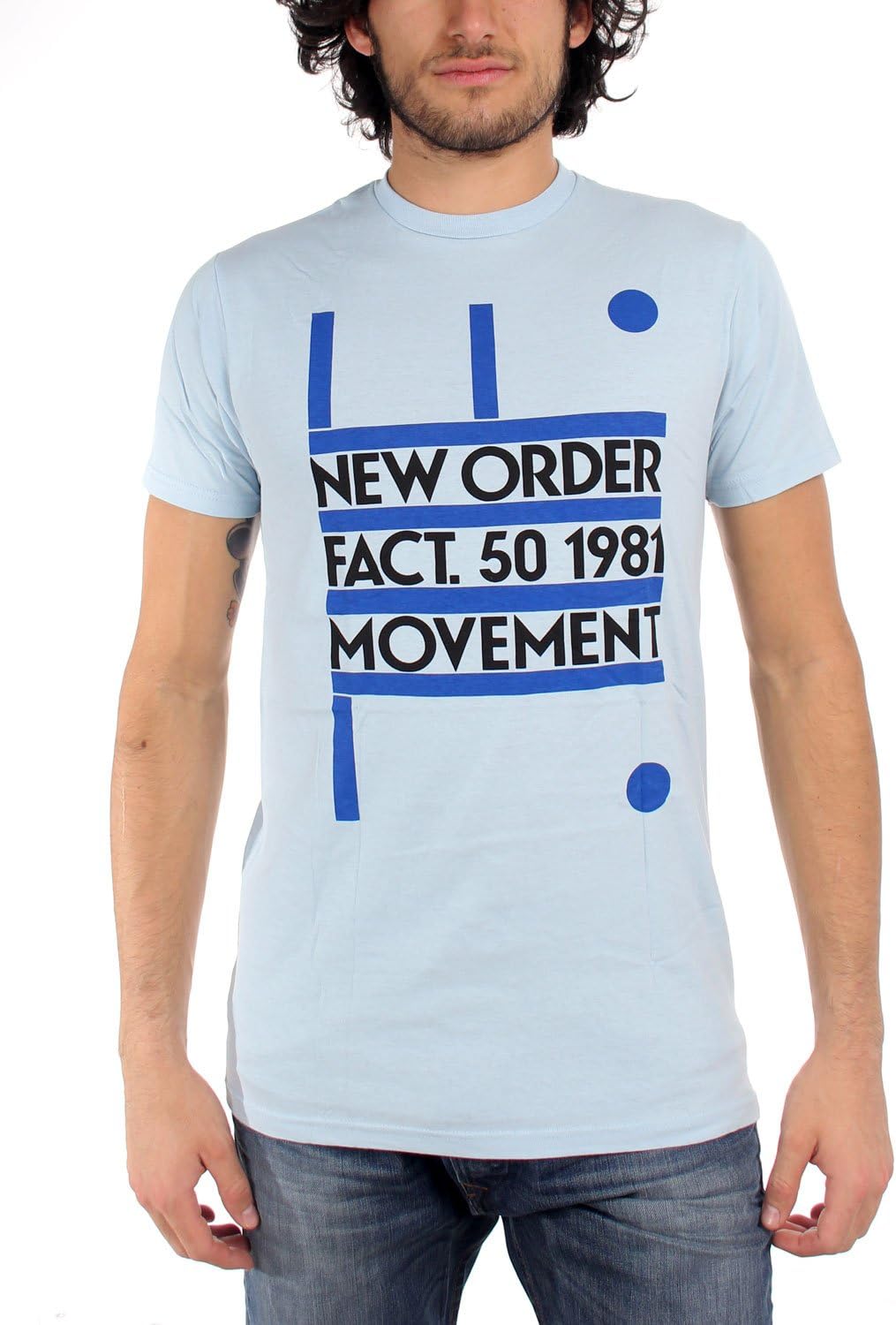 New Order - Fact. 50 1981 Fitted Jersey T-Shirt