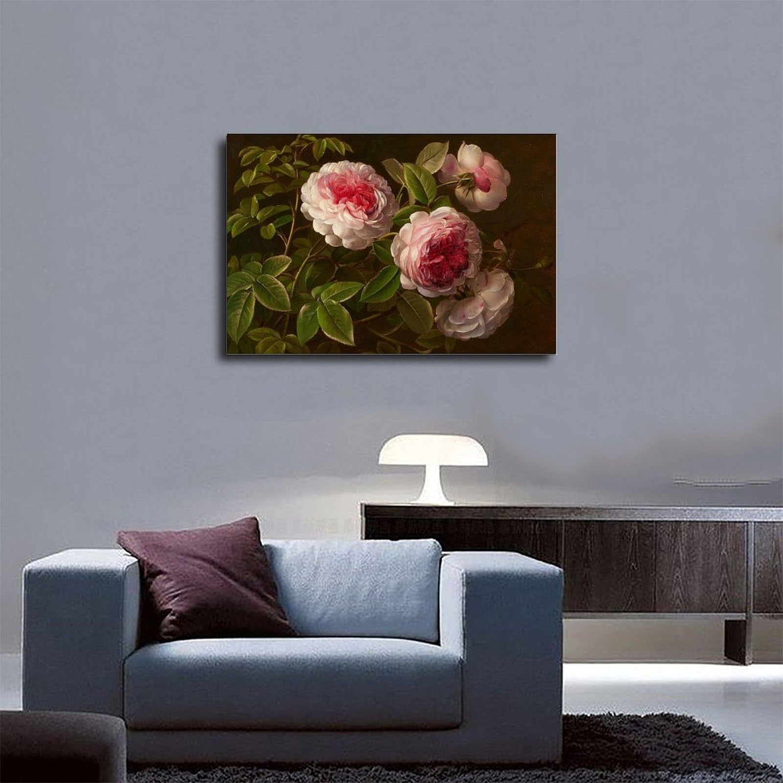 Rosafarbene - Poster su tela, decorazione per ufficio, idea regalo