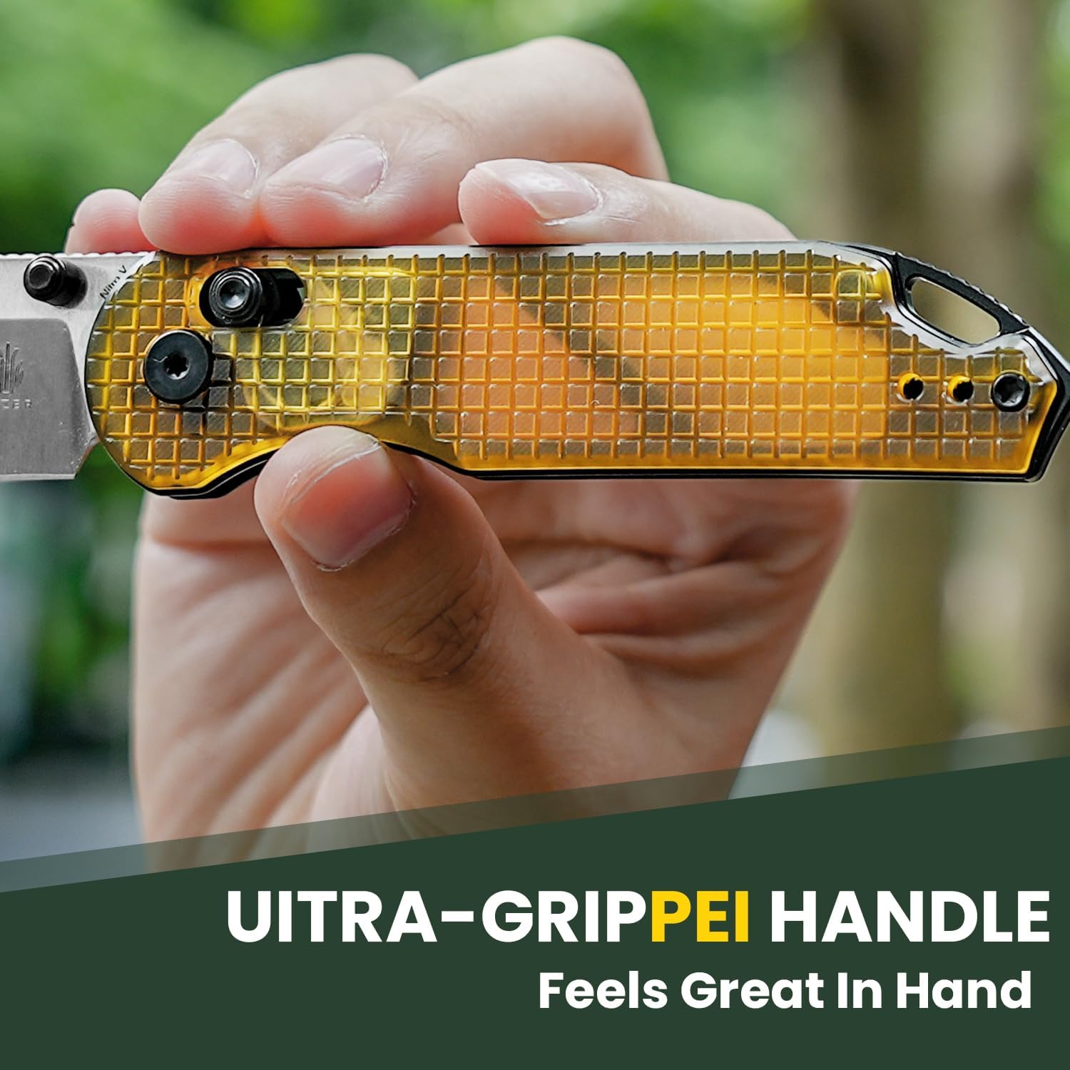 Kizer Assassin Pocket Knife, 2.99" Nitro-V Steel Blade Folding Knife PEI Handle EDC Knife for Men Women Outdoor Hunting Camping Knife with Pocket Clip V3549A1