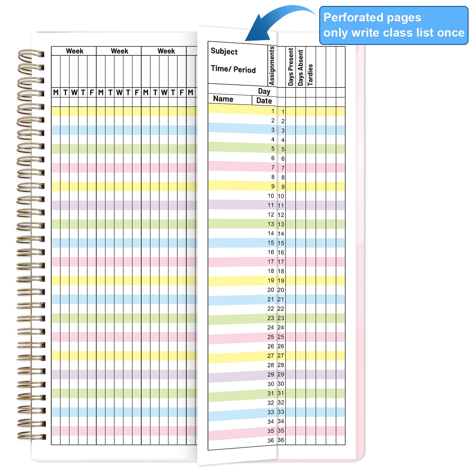 Teacher Record Book - Grade Book for Teachers -3 Teacher Record Book - Grade Book for Teachers -3