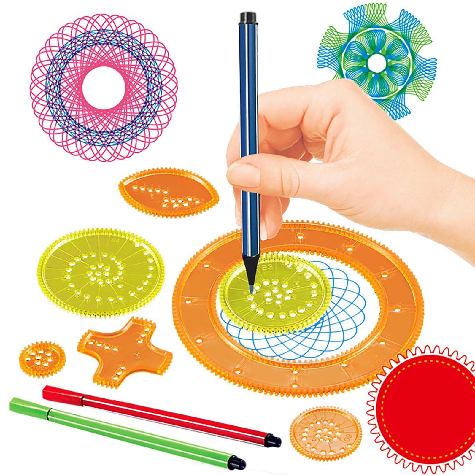 Kit de règle de dessin de vitesse de créativitébricolage en spirale