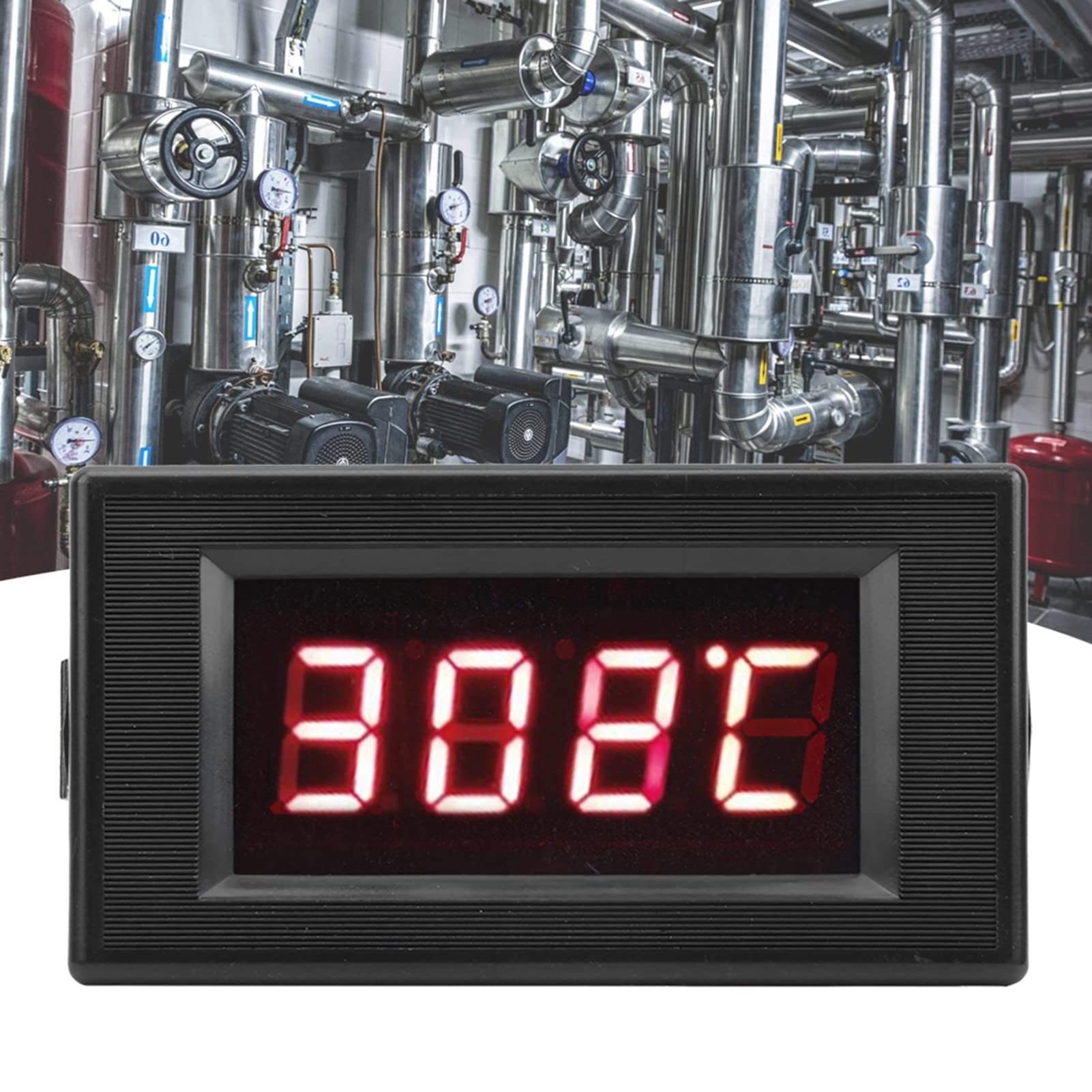 Tester di Temperatura per Termocoppie LED con Display Digitale Industriale con Controllo del Chip Ad Alta Precisione per la Maggior Parte delle Caldaie per Apparecchiature di
