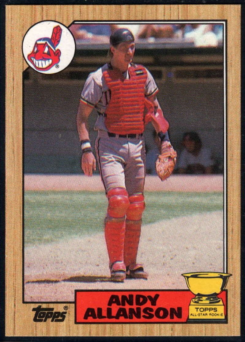 Amazon.com: 1987 Topps Baseball #436 Andy Allanson RC Rookie