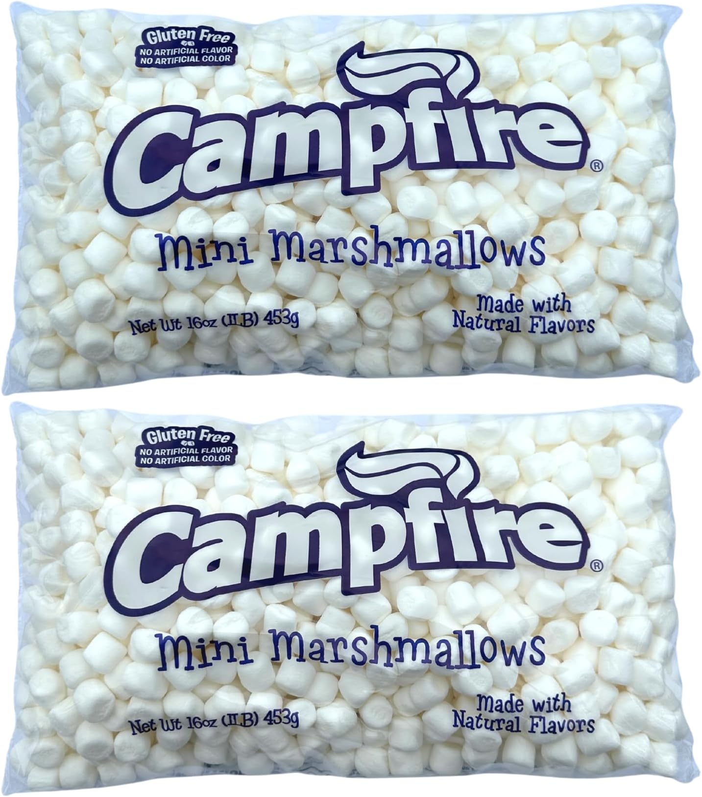 FireStix [Mini] 32 Ounces of Campfire Mini White Marshmallows - Made with Natural Vanilla, No Artificial Flavors - Great for Hot Chocolate, Baking, Rice Crispy Treats