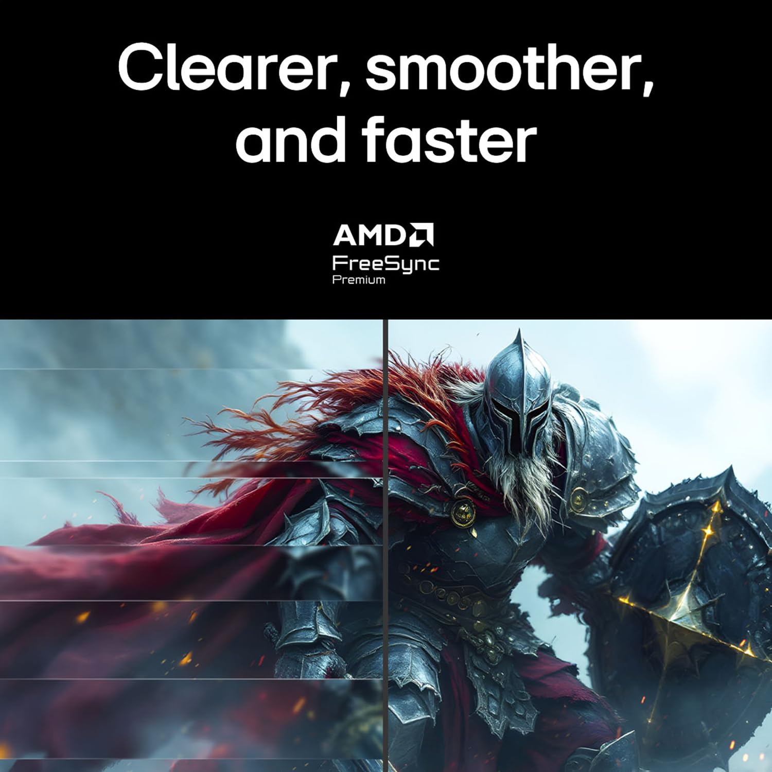 LG 34G600A Smartchoice 86.36cm(34 Inch) Ultragear Curved (1800R) WQHD (3440x1440) Gaming Monitor, 160Hz, 1ms, Speakers, Anti-Glare, AMD FreeSync Premium, DP, HDMI, Tilt/Height/Swivel Adjustment(Black) — Amazon image 10
