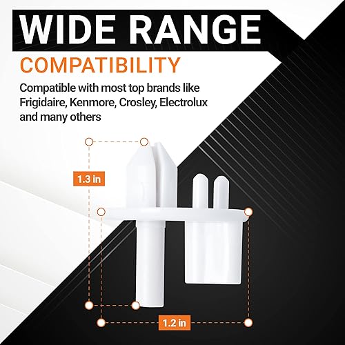 Miniatura 3 de BlueStars 241993101 - Repuesto de soporte para cubierta para refrigeradores Frigidaire y Kenmore  Reemplaza AP4427109 1513082 240423701 7241993101