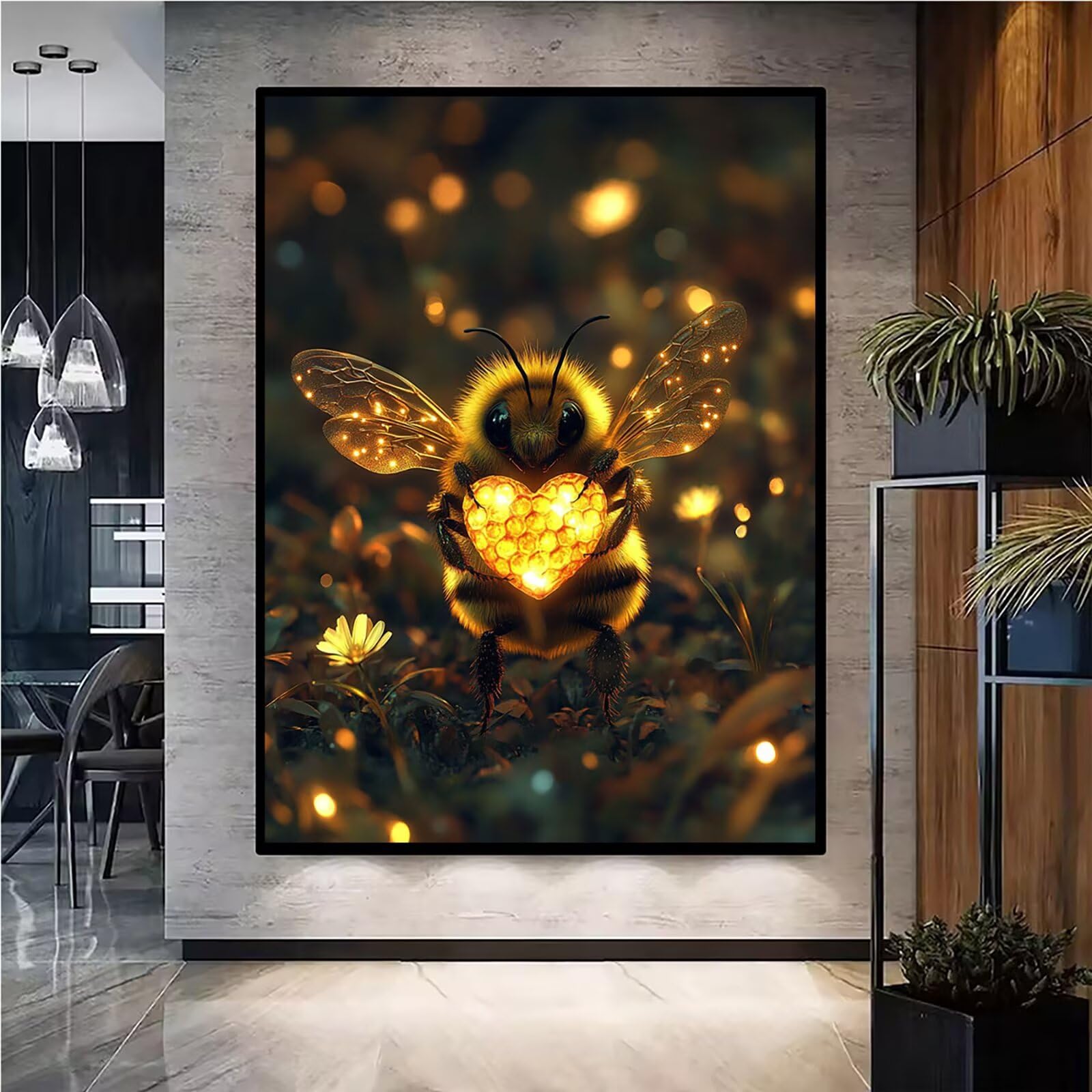 Diamond Painting Kit Completo, Diamond Painting Ape, 5D Quadrato Pittura Diamante Kit Manualidades Adultos DIY Diamantini Crystal Art Disegni Ricamo Punto Croce Artigianale, 60x90cm Animale j0-684