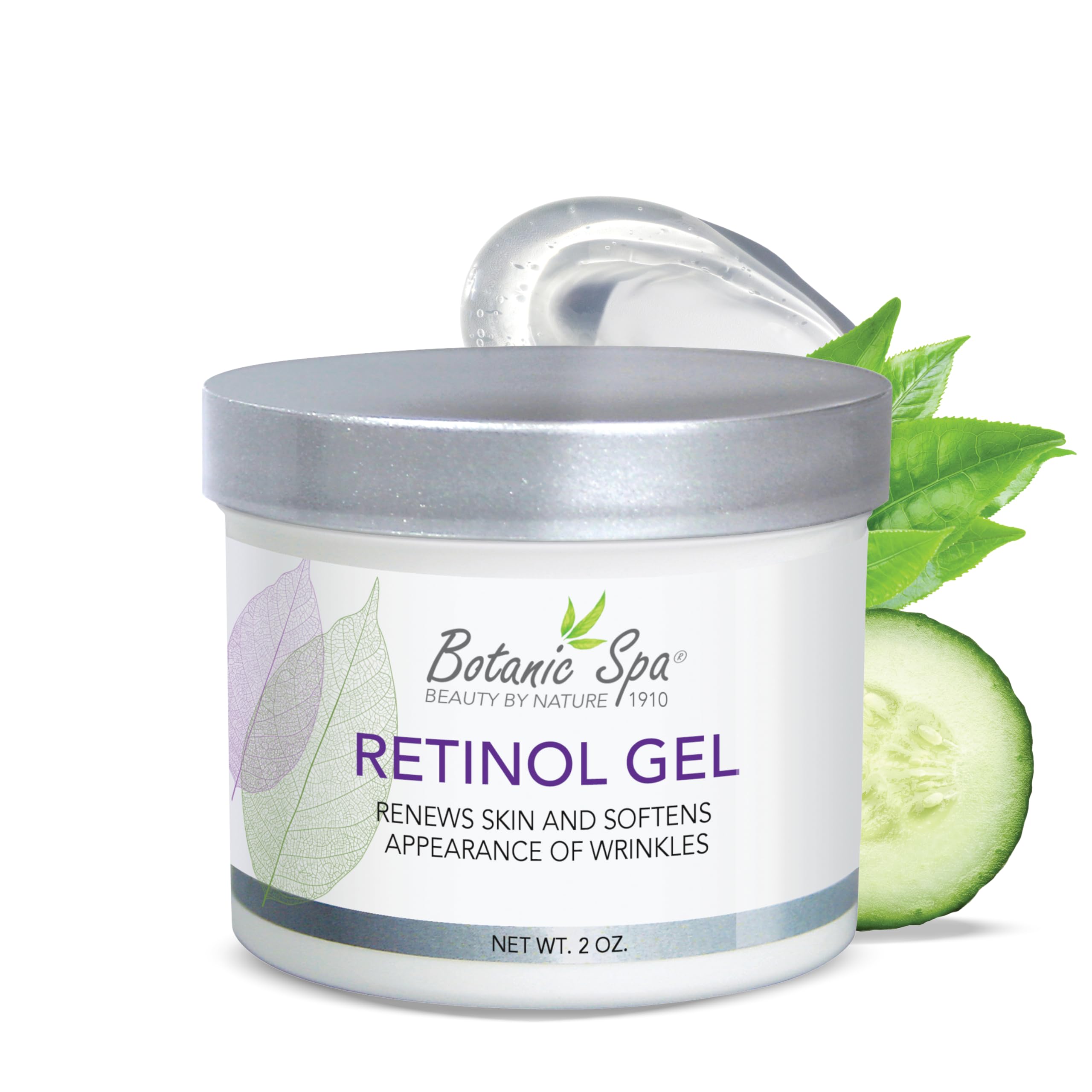Botanic Spa Retinol Gel- Nightly Facial Gel - Antioxidant Properties Promotes Anti Aging Reduces Appearance of Fine Lines and Wrinkles Keep Skin Younger Looking