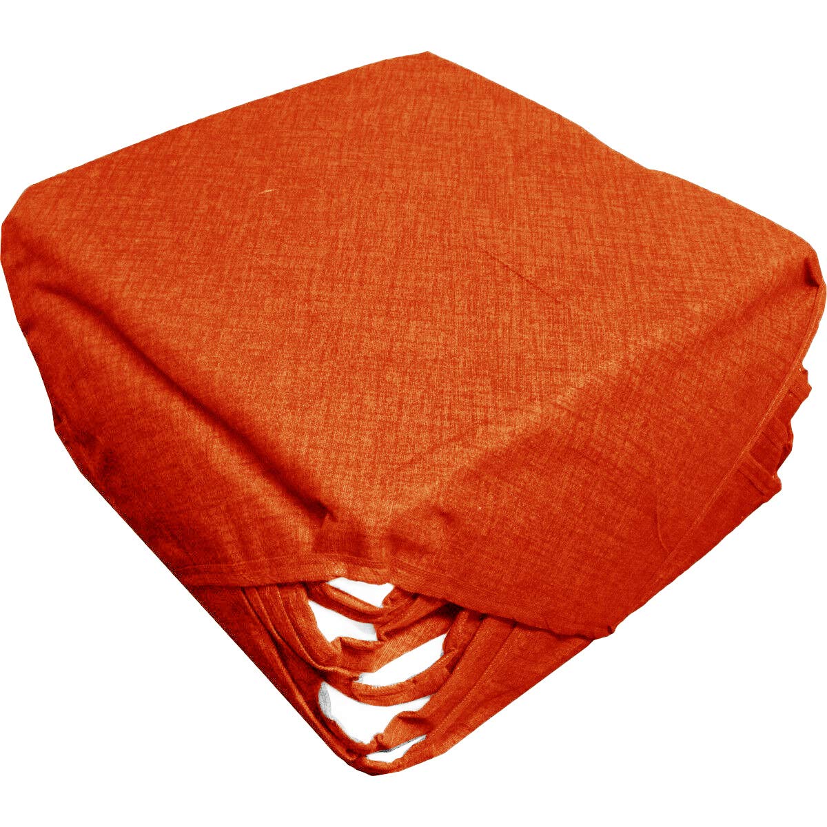 Cuscino Copri Sedia Daisy Con Alette - Arancio, 40x40 Cm - Foto 7