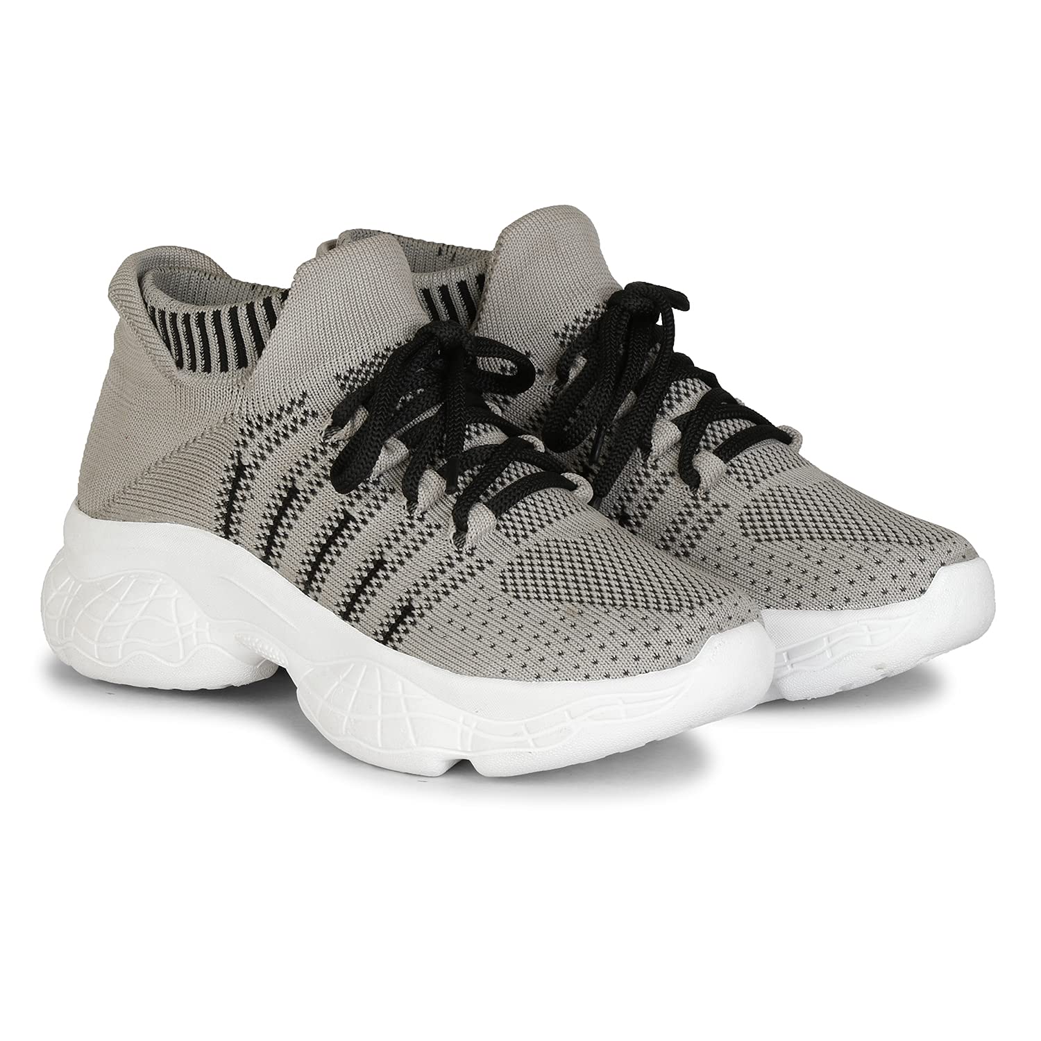 HimQuen Latest Trendy Shoes for Women Running Walking Sport Shoe for Women Gym & Training Sneaker for Women/Girls Grey (B09FH1FWRH) Amazon Price History, Amazon Price Tracker