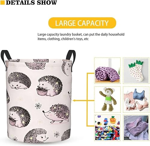 Miniatura 9 de Foruidea Cesta de lavandería con diseño de pata de gato y corazón, para cachorros, cesta de almacenamiento plegable, cesta de ropa de tela Oxford,