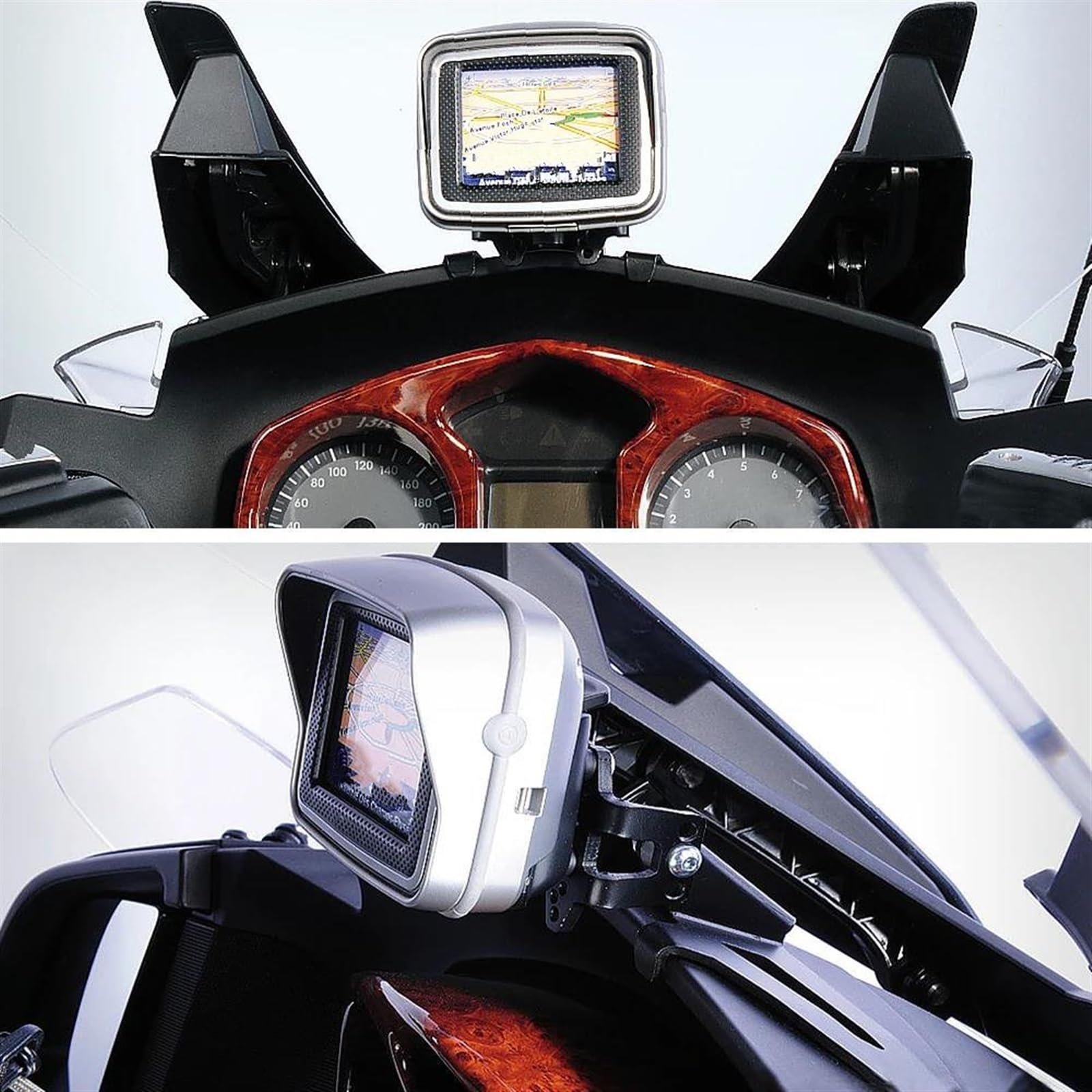 Supporto Telefono Per BMW R 1200 RT Per R1200RT 2008 2007 2006 2009 Staffa Navigazione Moto Navigatore GPS USB Ricarica Supporto Telefono Staffa Navigazione Moto(A set)