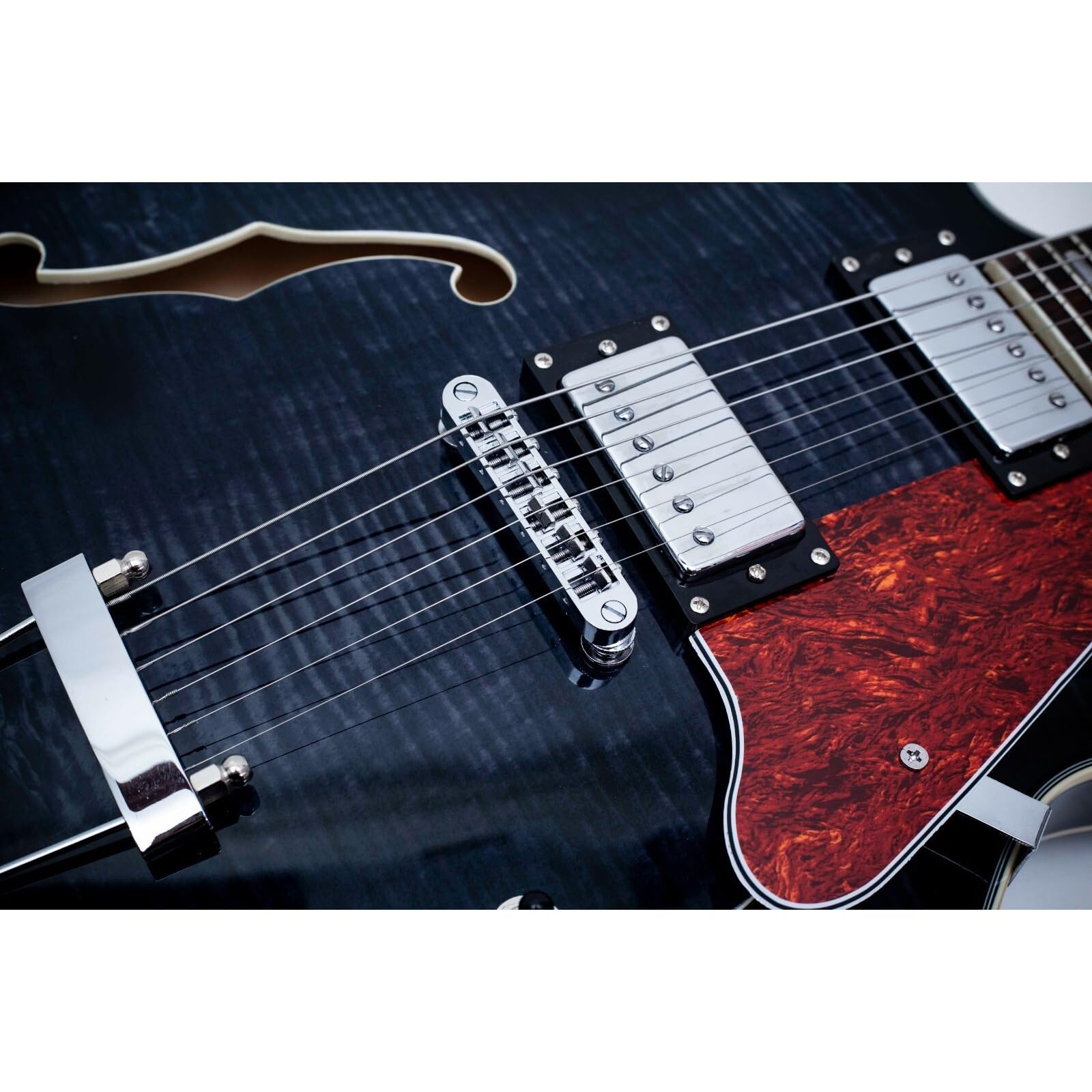 Standard Gitara Elektryczna 6 Strunowa Gitara Elektryczna Dla Praworęcznych Półdrążkowa Trapezowa Mostek Profesjonalny