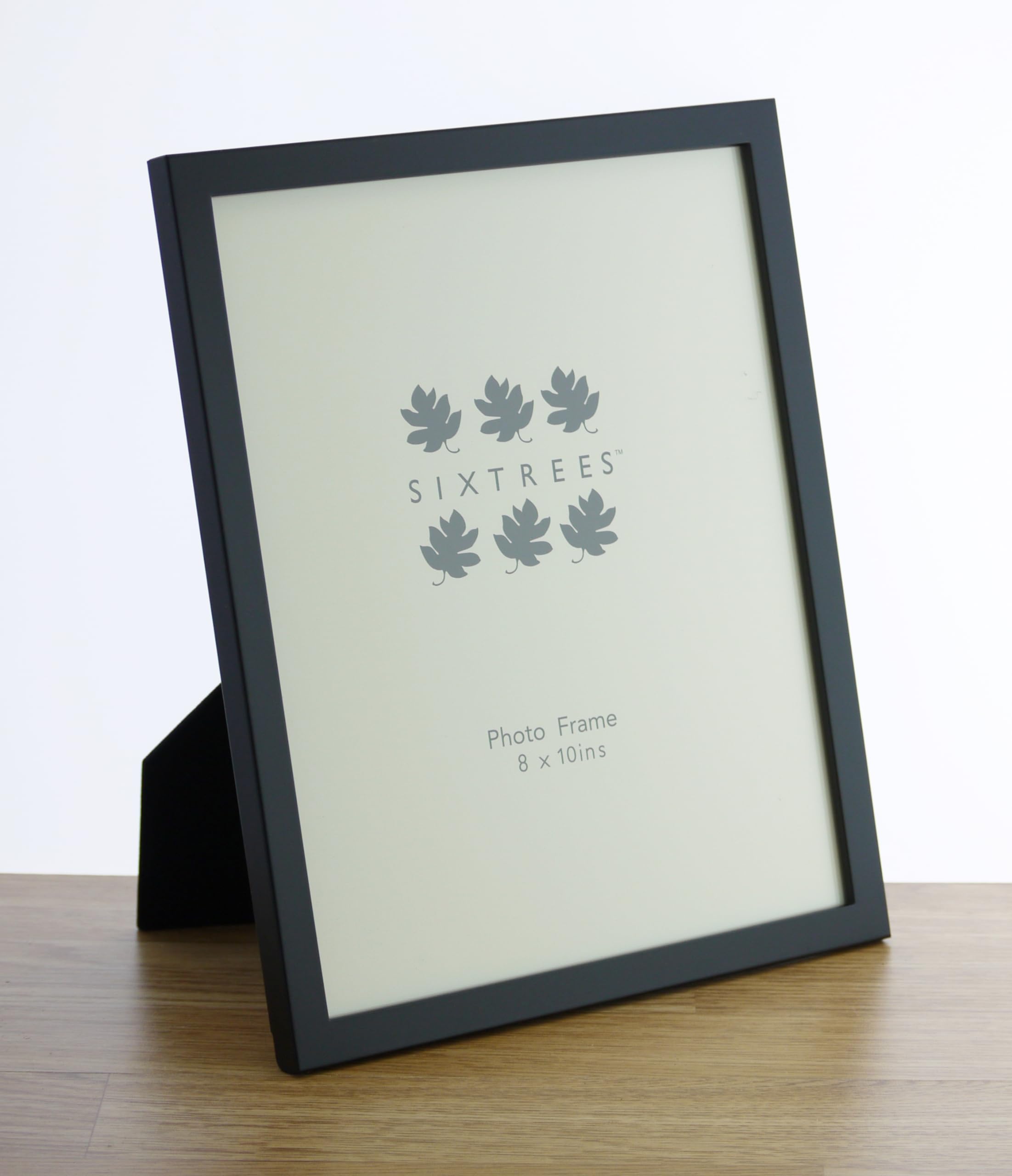 Sixtrees Elite 2-122-80 Black Metal 8 x 10 inch Photo Frame. Wide profile, satin finish - Image 4