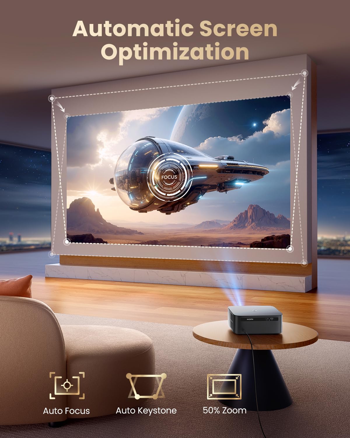 Amazon.co.jp: 【1500ANSI/公式Google TV/音声制御】プロジェクター 4K