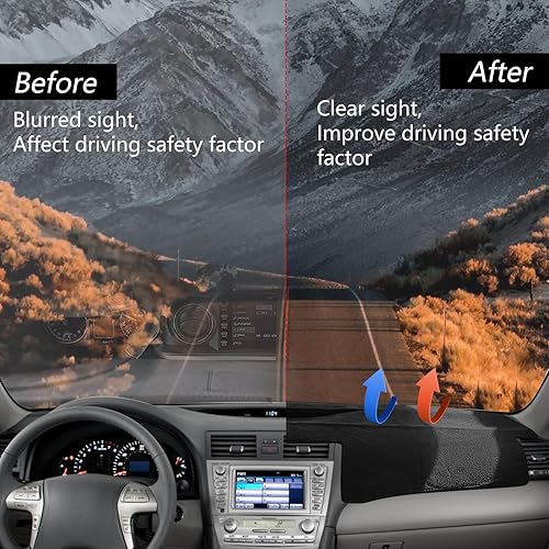 Miniatura 4 de Cubierta de salpicadero, consola central interior personalizada compatible con Toyota Camry 2007 2008 2009 2010 2011 cubierta de tablero protector