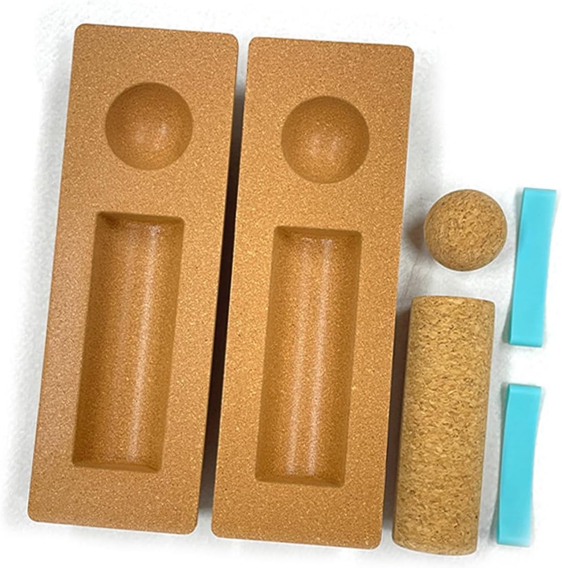 Cork Stability Trainer Balance Board Cork Foot Strengthener Massage Column Gym Accessories Enhances Foot Function Ankle Stability Trainer