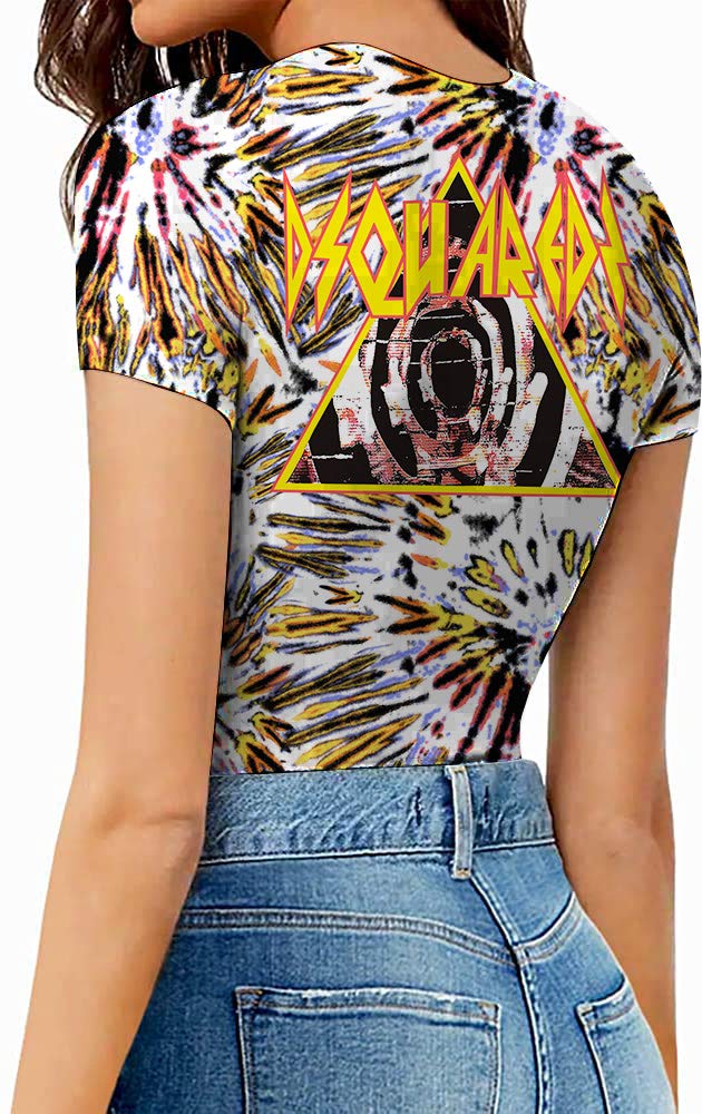 Womens Leopard Rock One Piece Swimsuit Bodysuits Printed Rash Guard for Water Sport Activities,XXL