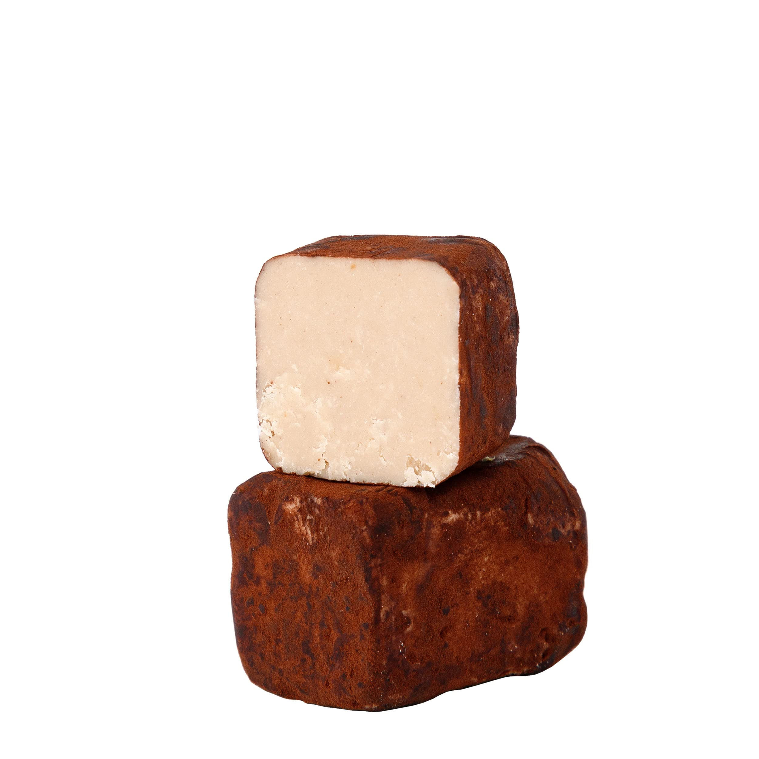 GUSTONE. Tartufini Dolci Panna Cotta Antica Torroneria Piemontese 140 1kg | glutenfrei, IGP-geschützte Herkunft, Trüffel-Praline weiße, Trüffelpraline, in Handarbeit gefertigt