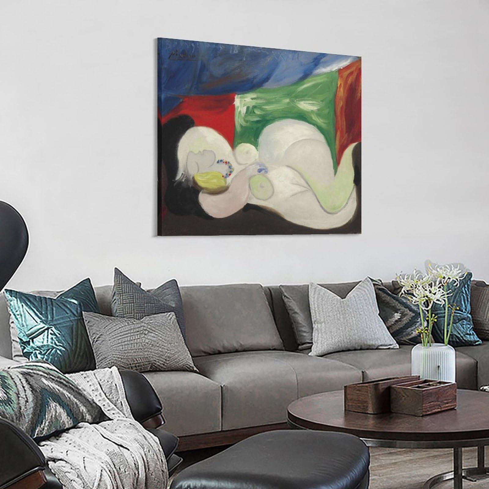 Amazon.co.jp: Pablo Picassoパブロ・ピカソ《Femme Nue Couchée Au