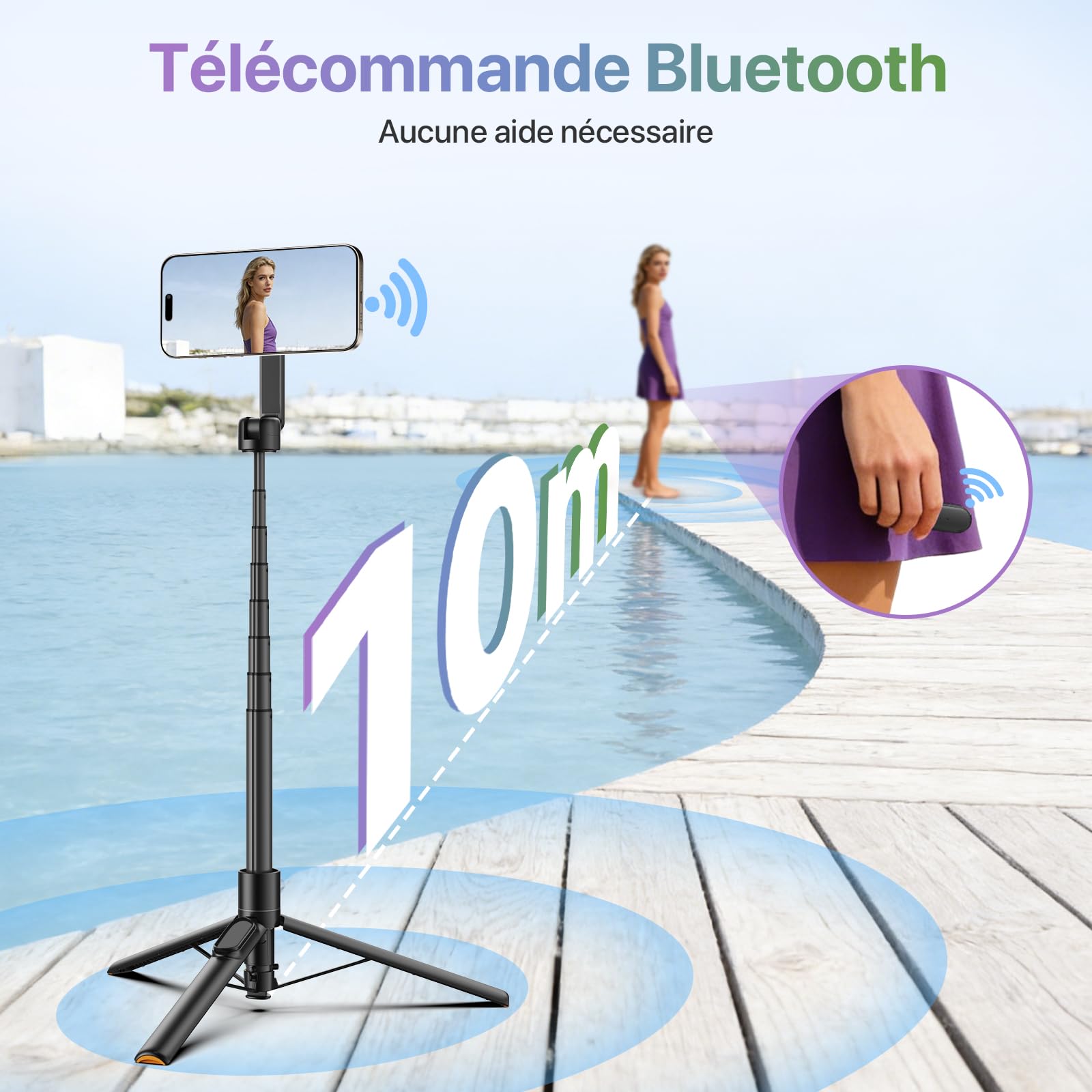 Moman Trepied Smartphone 167cm