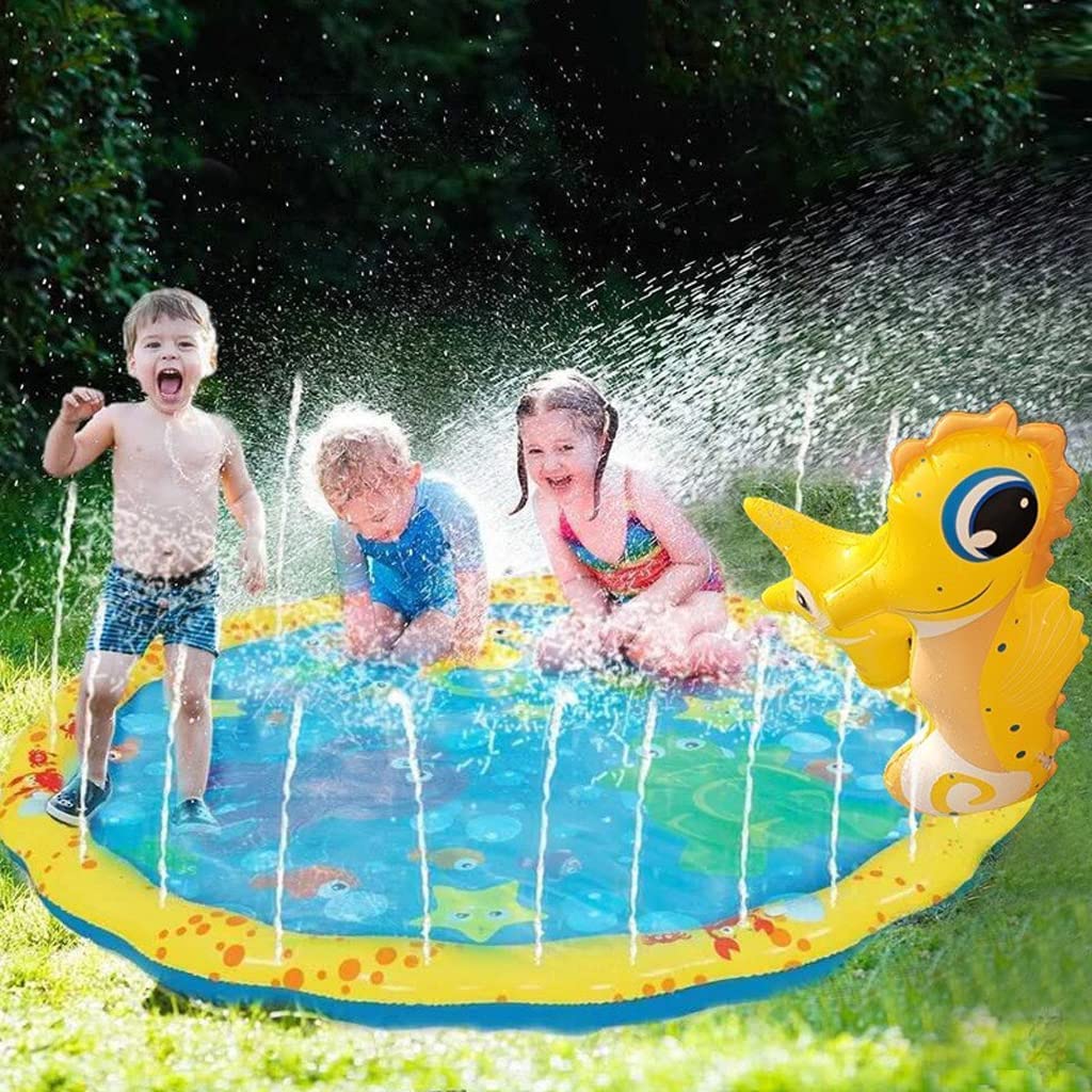 Basen Cartoon Animal Zraszacz Wody Nadmuchiwana Podkładka Zewnętrzna Brodzik Splash Pad Lato Na Zewnątrz Zabawki Ogrodowy