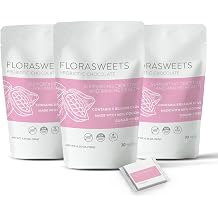 Florasweets Probiotic Chocolates | Gut Health | Chocolate for Weight Management | Metabolism Support | Sugar-Free Chocolate 3-Pack 90 Squares