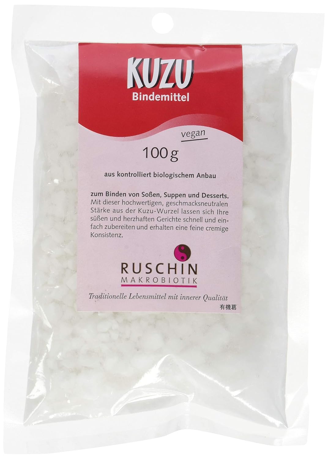 Ruschin Bio Kuzu, Staerkemehl 100g, 1er Pack (1 x 100 g) : Amazon.de ...