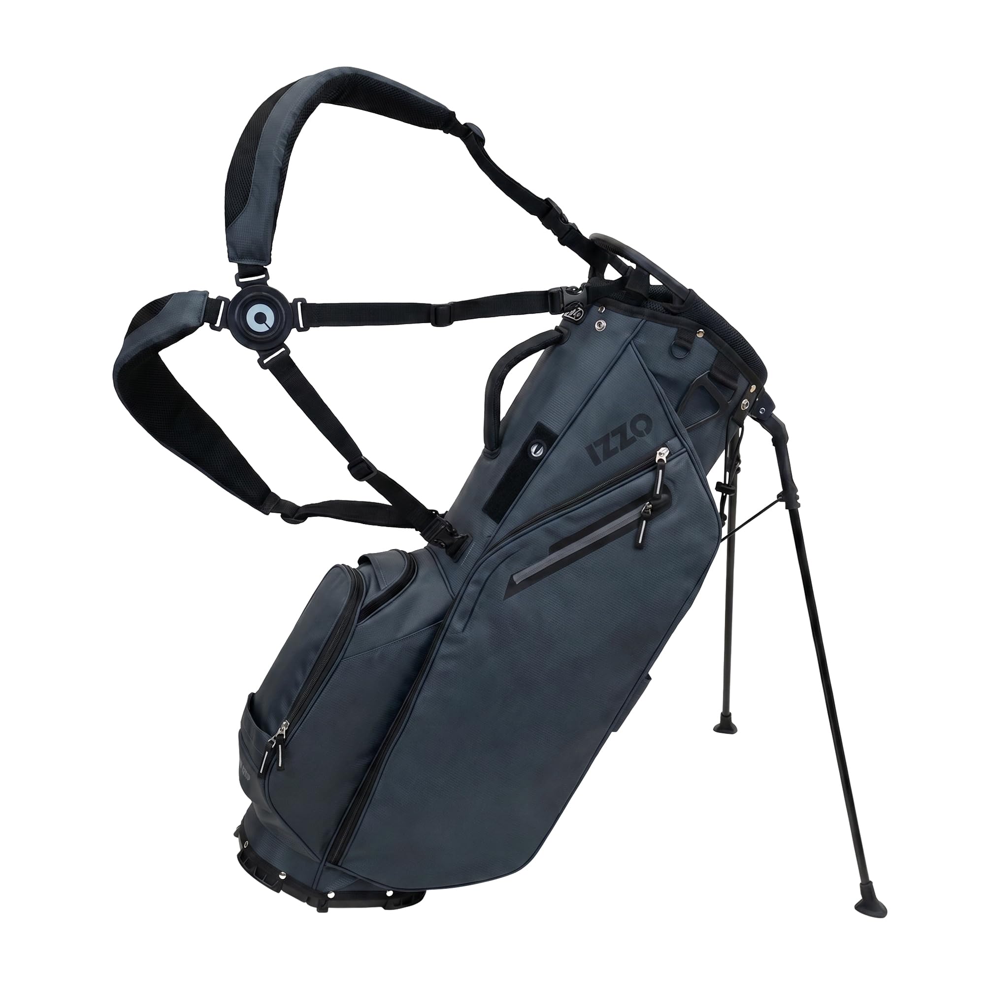 Izzo Heritage Golf Stand Bag, Dark Grey