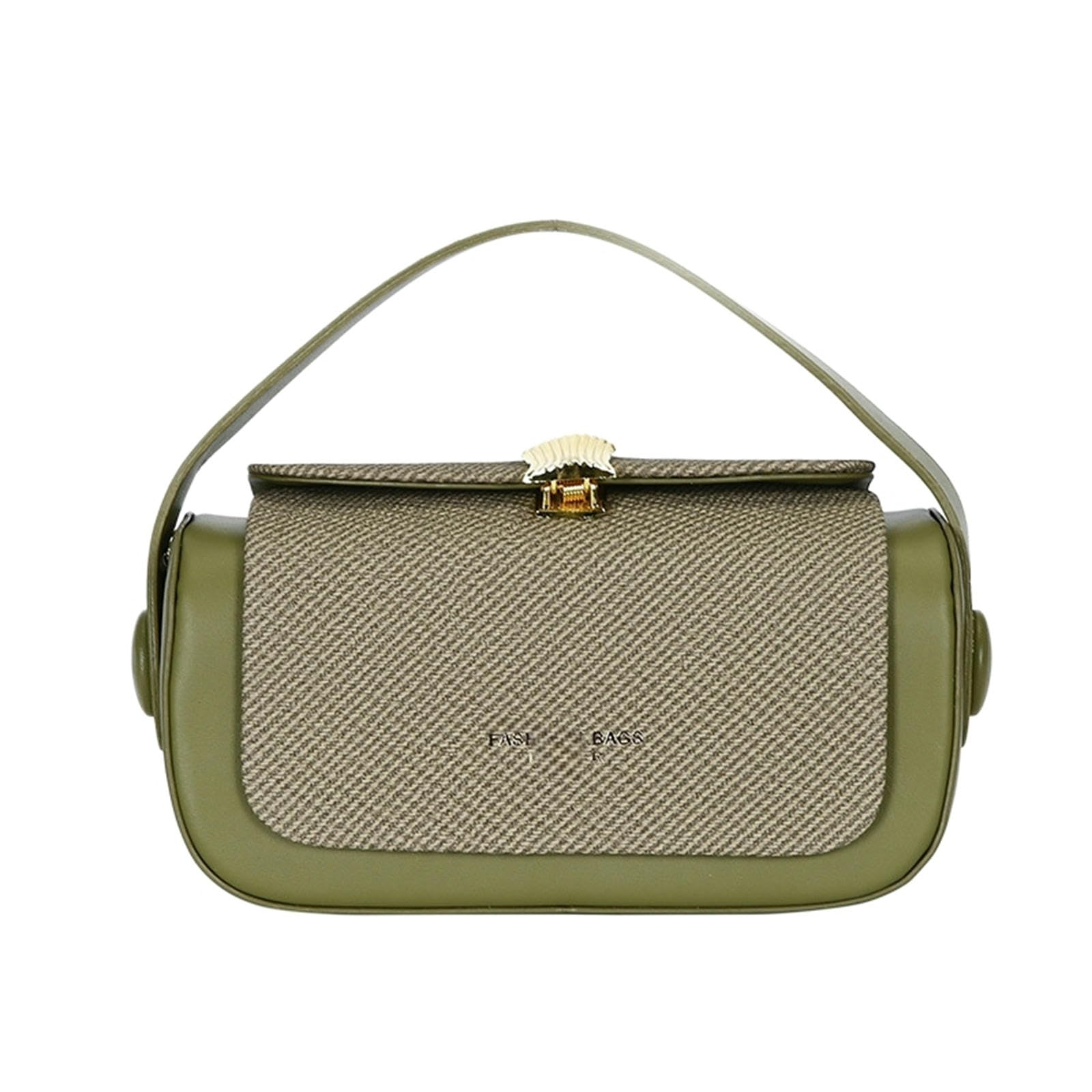 Borsa Elegante Quadrata Piccola da Donna Perfetta per A Tracolla Primaverile Ed Estiva-Verde