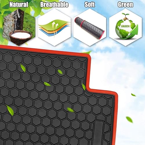 Miniatura 9 de Cherokee Cargo Liners  Alfombrillas de carga trasera para todo tipo de clima, compatibles con Jeep Cherokee 2014-2018, modelado 3D, impermeable,