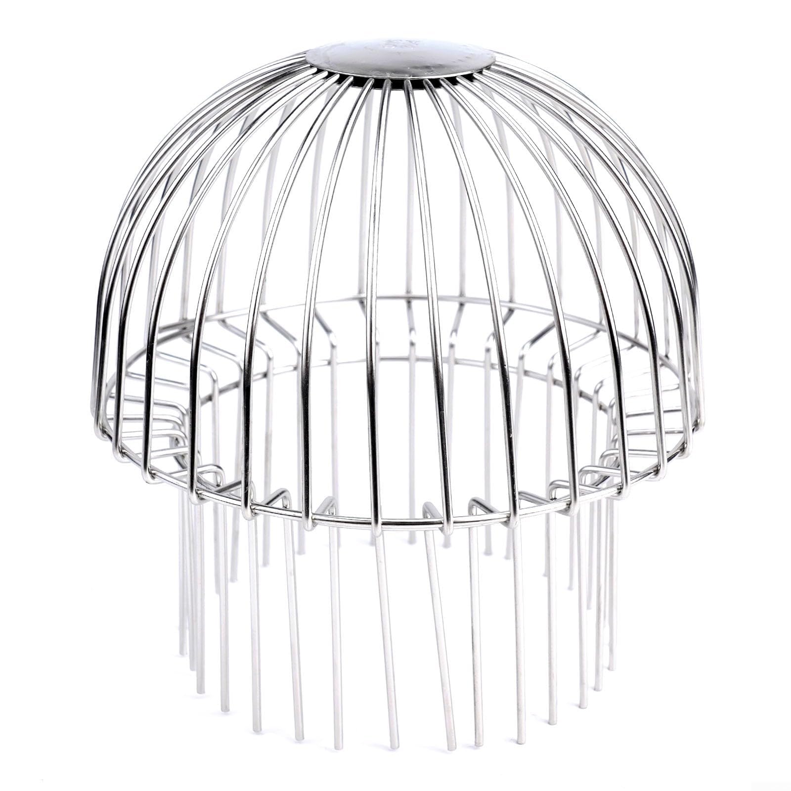 AIKEOU Gutter Leaf Guard Mesh Cover Crafted from Stainless Steel to Block Leaves and Debris and Allow Efficient Drainage,75MM