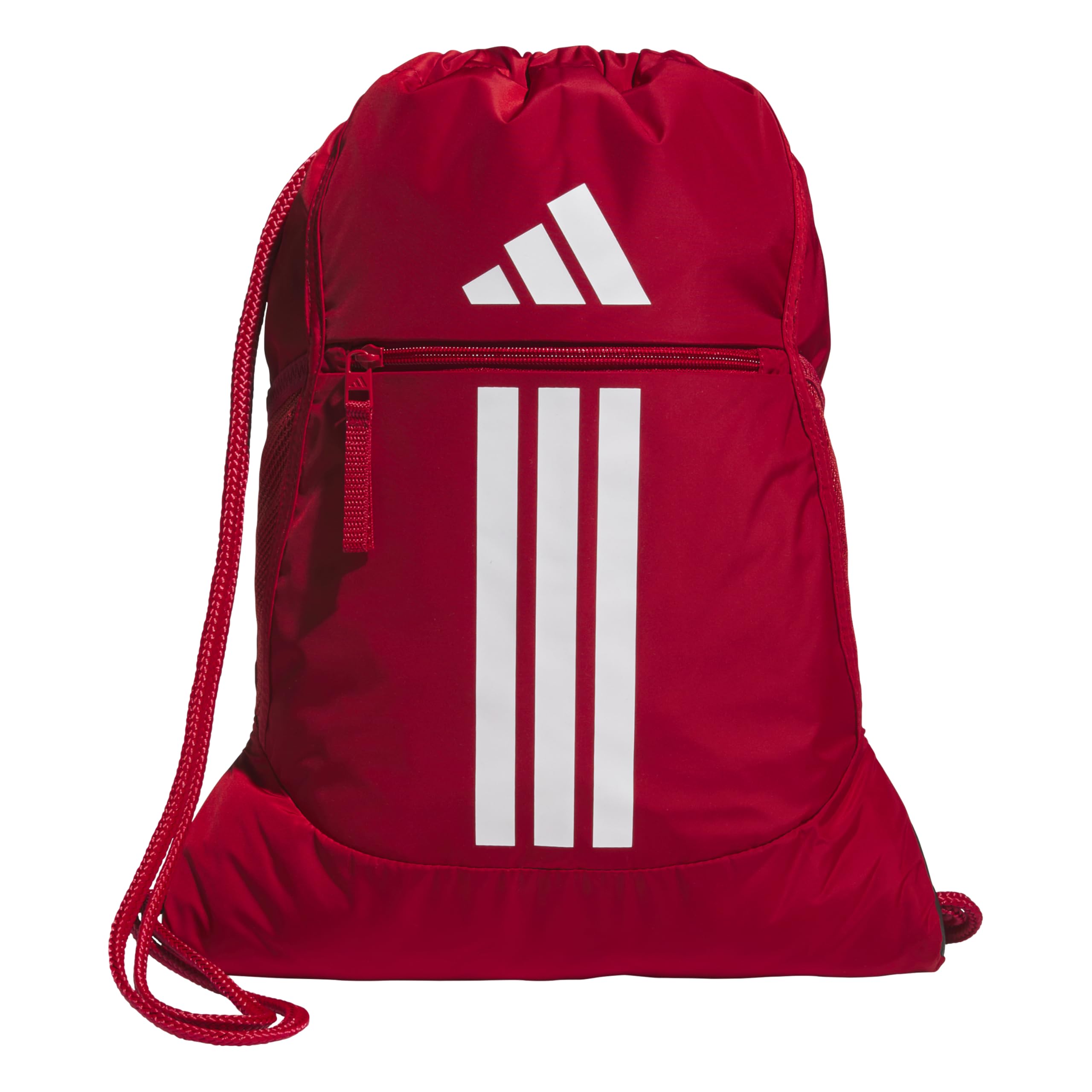 adidas Alliance Sackpack, Drawstring Backpack, Lightweight Small Gym Bag for Women and Men, Team Power Red 2, One Size, Alliance Sackpack – Drawstring Backpack Small Bag for Men and Women — image 1