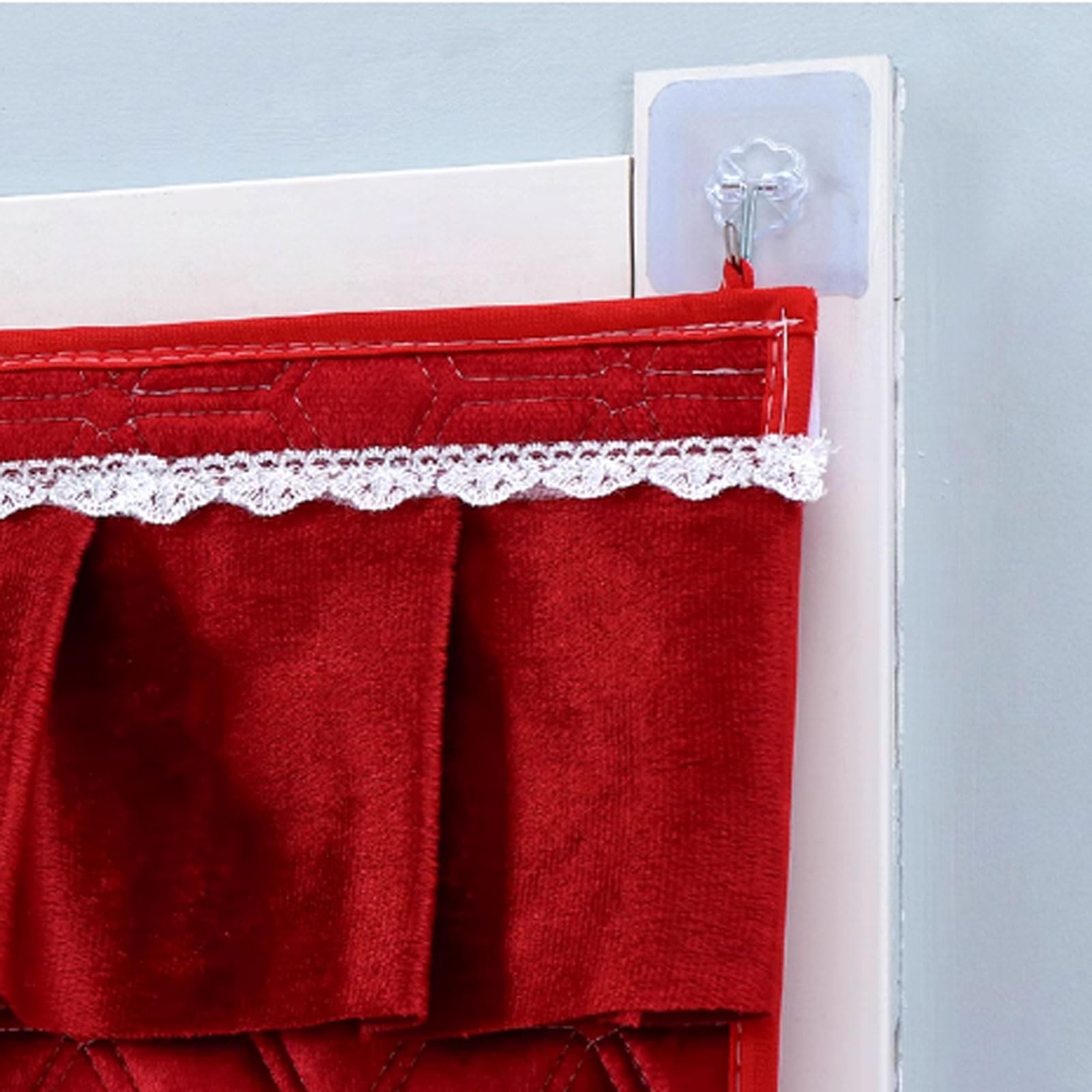 Izolowana termicznie zasłona drzwiowa na zimę szara osłona działowa samouszczelniająca wiatroszczelna do użytku na zewnątrz / wewnątrz 80 x 220 cm idealna do kuchni i sypialni