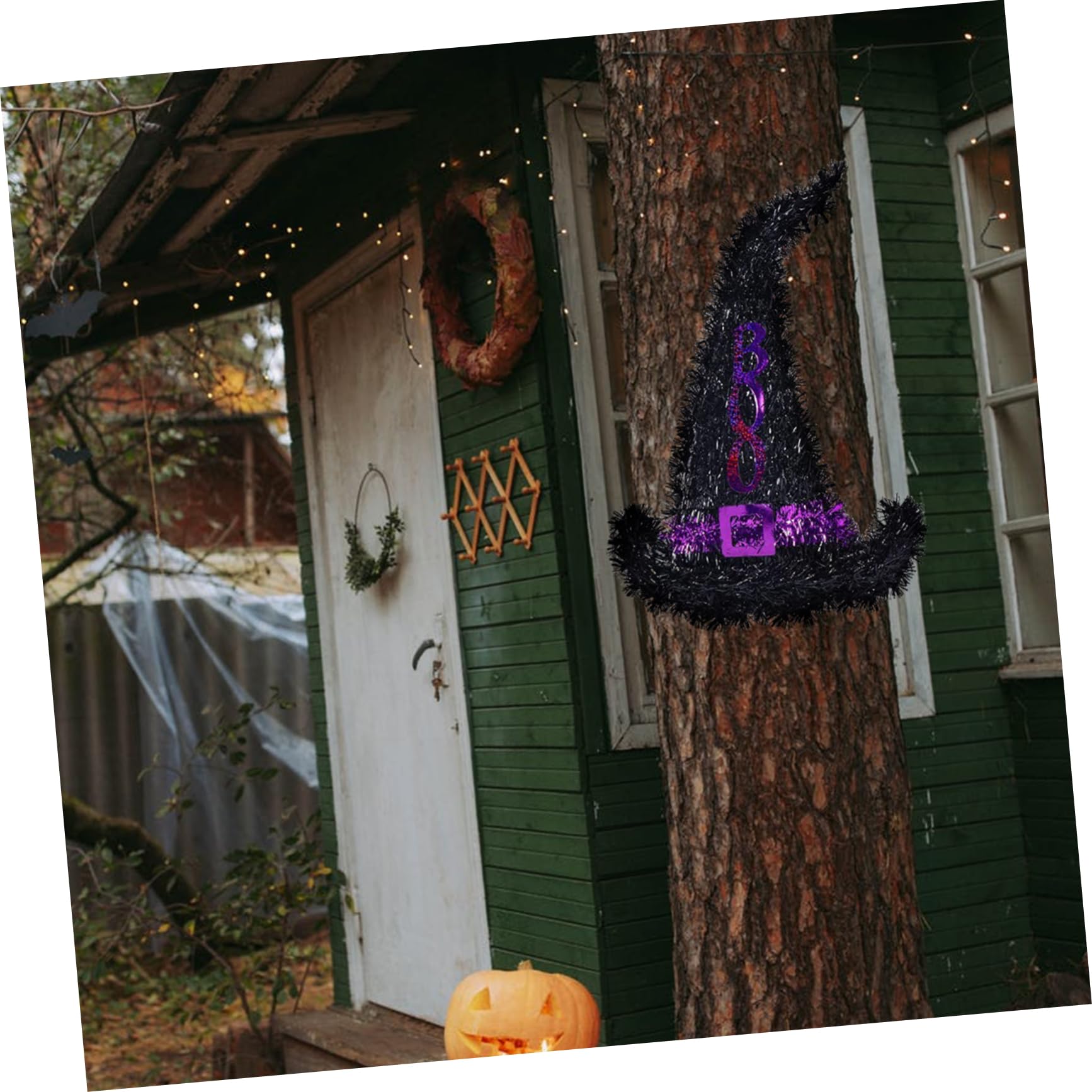 ERINGOGO Hat Wreath Frame Metal Flower Wreath Frame Easy Wall Mount Craft Supplies