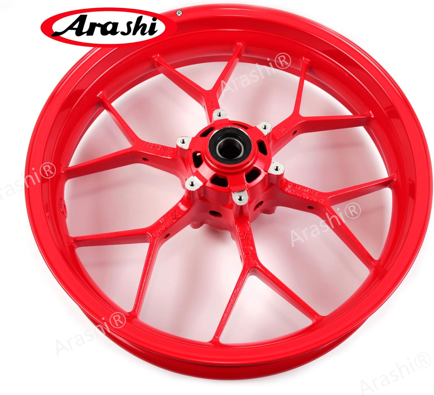Arashi Front Wheel Rim for Honda CBR600RR 2007-2022, Motorcycle Replacement Accessories Parts Red