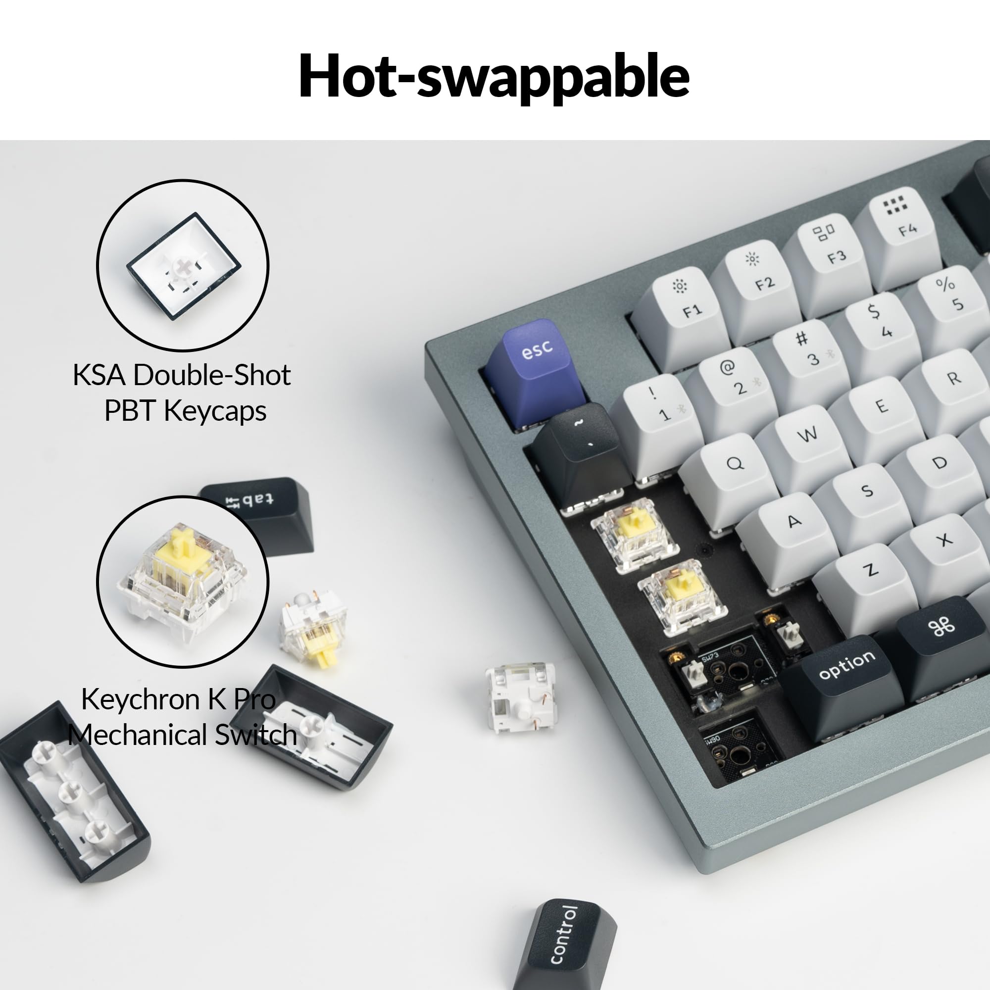 Amazon | Keychron Q5 Pro QMK/VIA ワイヤレスカスタムメカニカル