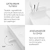 Miss Collection Retractable Dishwasher Plate, Water Discharge Corrugated and Cutlery Dryer-Modern Design Plastic (White)