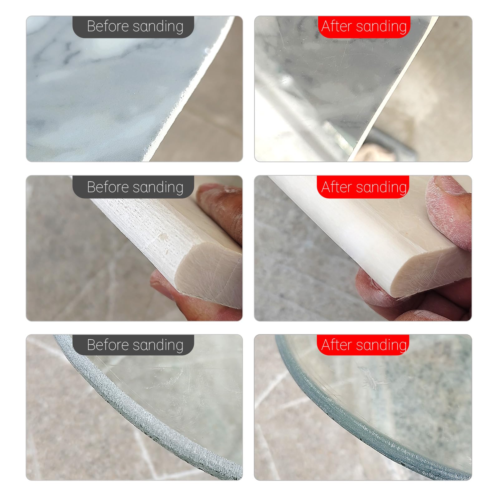 Diamond Polishing Pads - Edge Trimming & Shine -6