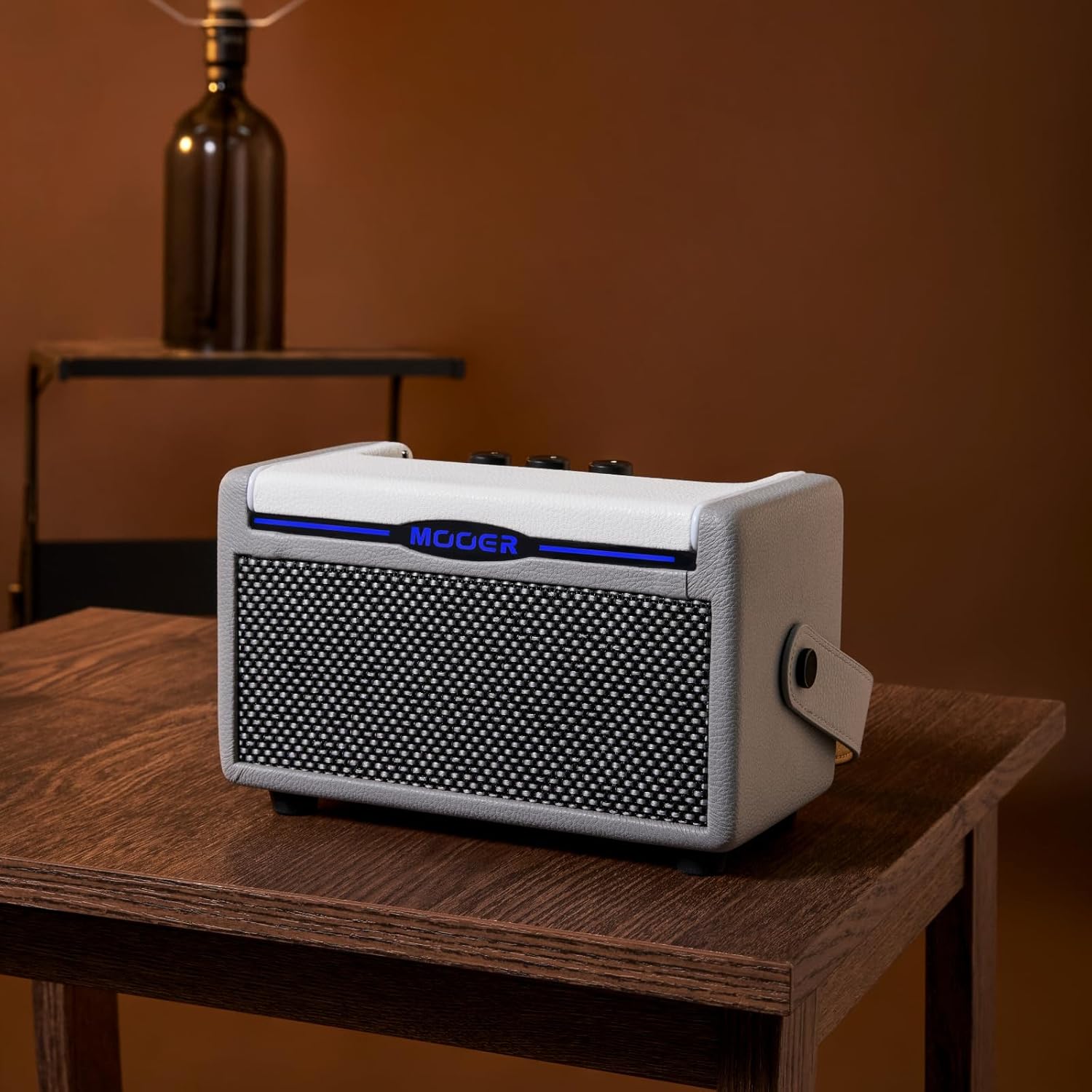 MOOER SD10i AI Practice Guitar Amplifier Combo 10W with Smart Effects App, Stero Sound Portable with LED Light, 49 Effects Types, 52 Amp Models, Loop, Drum Machine, Tunner (Grey) - Image 9