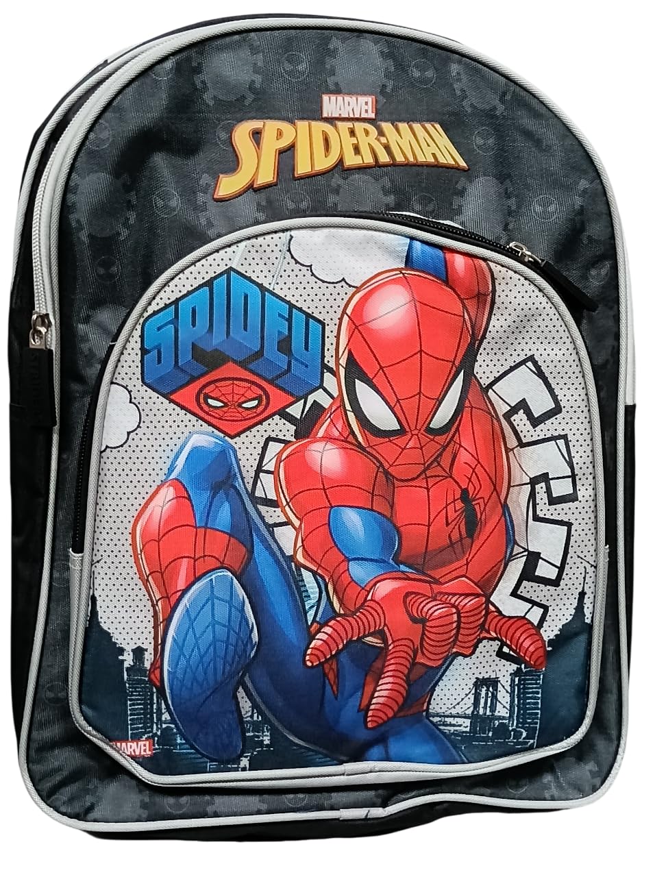 striders 16 Inches Spiderman School Bag | Inspire Learning With Spider-Man's Style | Age 6 Yr To 8 Yr (Multicolor)-picture-16